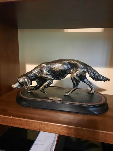 Scultura cane caccia setter - scultura,