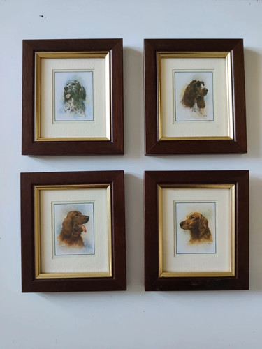 Quattro quadri piccoli - , con